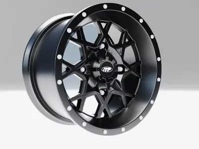 ITP Hurricane Wheels Low-poly 3D model