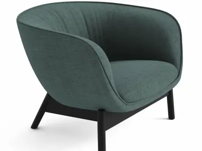 Vista Lounge Chair Low-poly 3D model