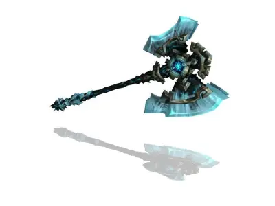 Titan Axe Low-poly 3D model