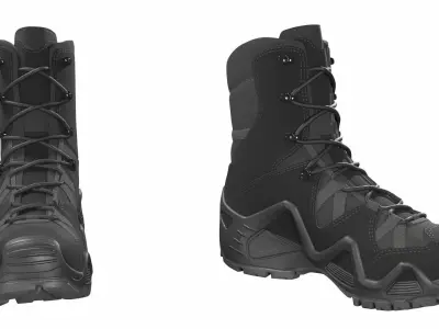 Military Boots Special Forces 3D model