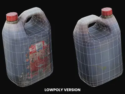 Industrial Gallon 01 - HeraScans Low-poly 3D model