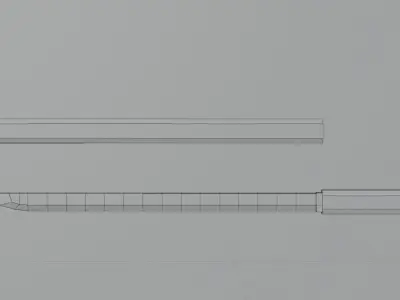 katana 3D model Low-poly 3D model