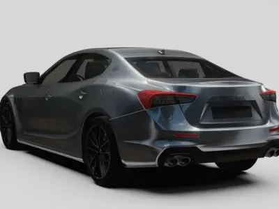 Maserati Ghibli hybrid Free 3D model
