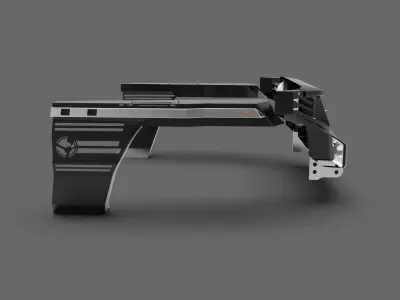 Ecotechne Front Bumper for Toyota Land Cruiser J70 3D model