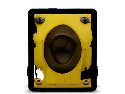 SciFi Storage Container Game Asset Low-poly 3D model purchase