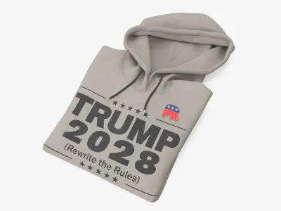 GOP Branded Hoodie with Elephant Pin 3D model