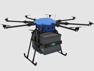 N drone 3D model