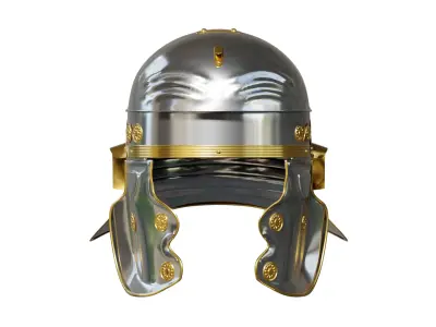 Roman Imperial Gallic Helm 3D Model 3D model
