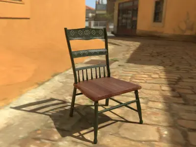 Hitchcock Chair 3D model