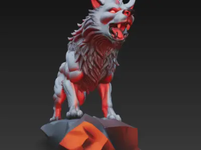 Fenrir -Norse mythology 3D print model