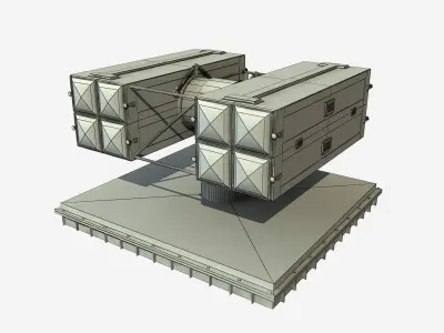 Sea Sparrow Missile 3D model