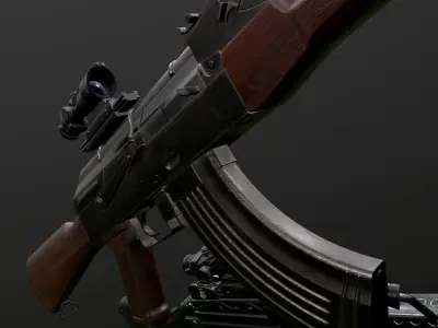 Weapons Pack m249 AK47