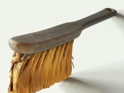 Brush Middle SM Low-poly 3D model