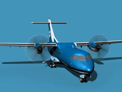 ATR-42-320 Amakusa Airlines 3D model