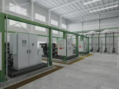 industrial equipment 3D model order