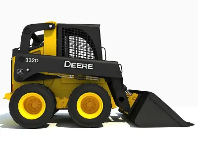 Industrial and Construction Machines 3D Model Pack