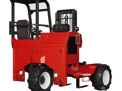 moffet m550 loader 3D model