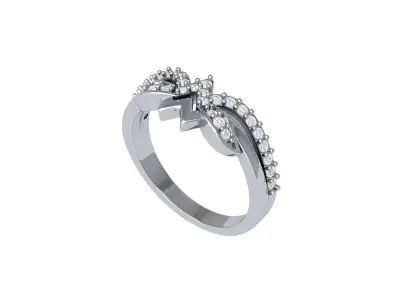 Emerald-Radiant-Ring 3D print model