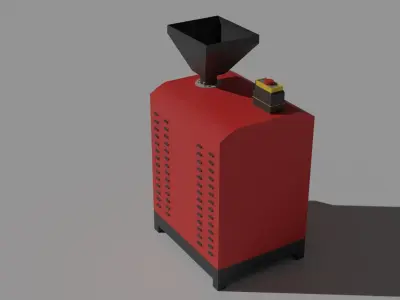 Low Poly Pellet Machine Free low-poly 3D model