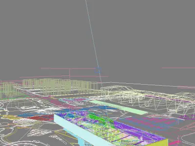 Museum Building 3D model 8