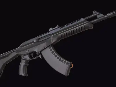 Valorant Vandal Assault Rifle PBR Low-poly 3D model
