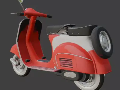 3D Model of Scooter 3D model
