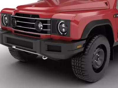 Ineos Grenadier Trialmaster 2024 HQ 3d model 3D model