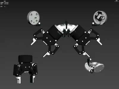 Robot gripper 3D model