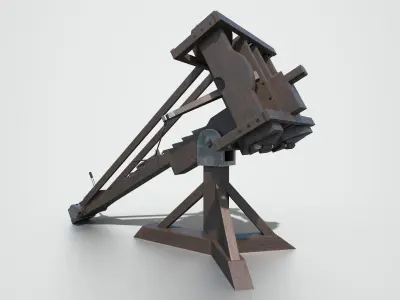 MEDIEVAL Ballista and Catapult 3D Model Pack