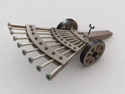 DaVinci Machine Gun 3D model