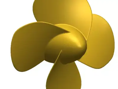 LEGO compatible propeller 3D print model
