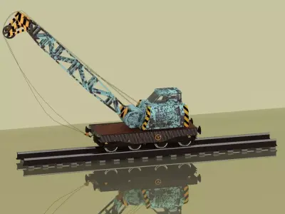 crane toy 3D model