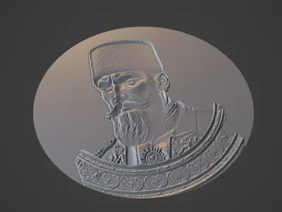 Ottoman Medallion 3D print model buy