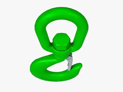 Swivel Hook Low-poly 3D model