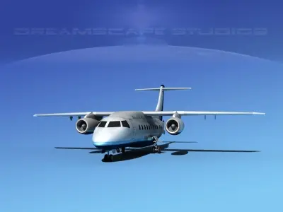 Dornier 328Jet Houston Air Transport 3D model