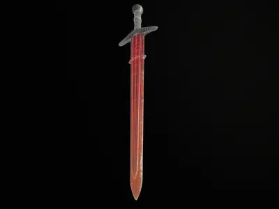 sword Low-poly 3D model purchase
