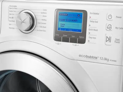 Samsung EcoBubble Washing Machine 3D model