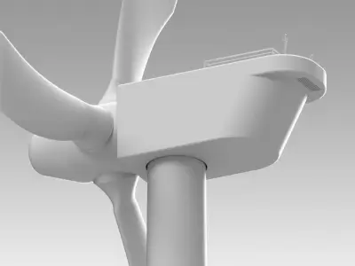Wind turbine 3D model purchase