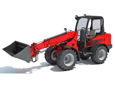 Telehandler Scoop Bucket 3D model purchase