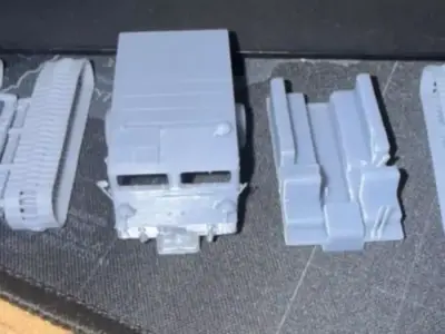 USAF Thiokol 601 Snowcat - 3D Printable - Low Poly - No AI 3D print model