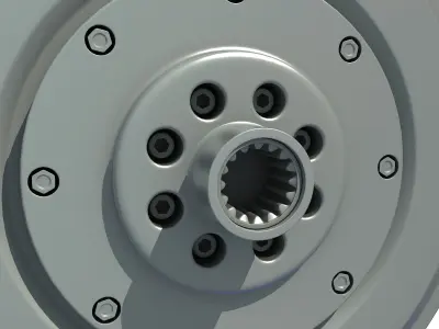 Engine Flywheel 019 3D model