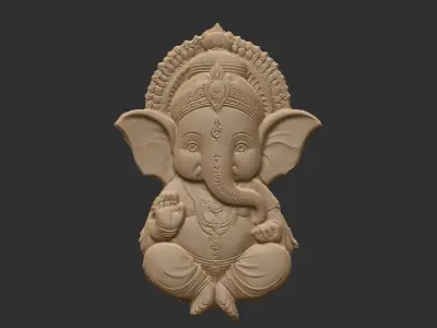  god ganesha pentant 3D print model