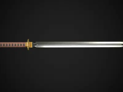 Sword A1 Low-poly 3D model