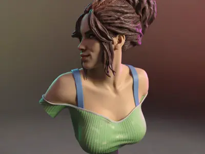 Panam Palmer bust Free 3D print model