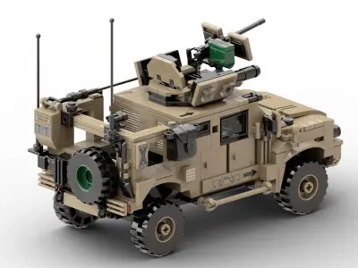 MocBricks3D - Lego Oshkosh L-ATV 3D print model