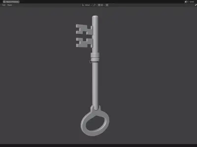 Old Key for Printing 2 3D print model