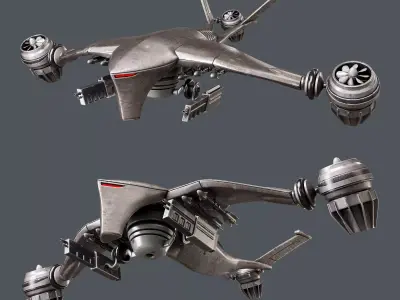 Hunter killer-drone 3D model