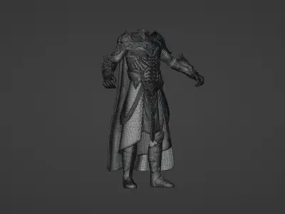 Armor 3D model lord of rings 3D model