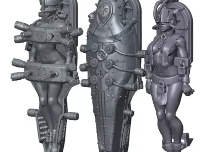 Convent Mecha Pilots for your favorite nun-bots 3D print model