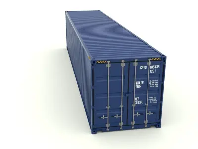 Shipping Container 3D model 10